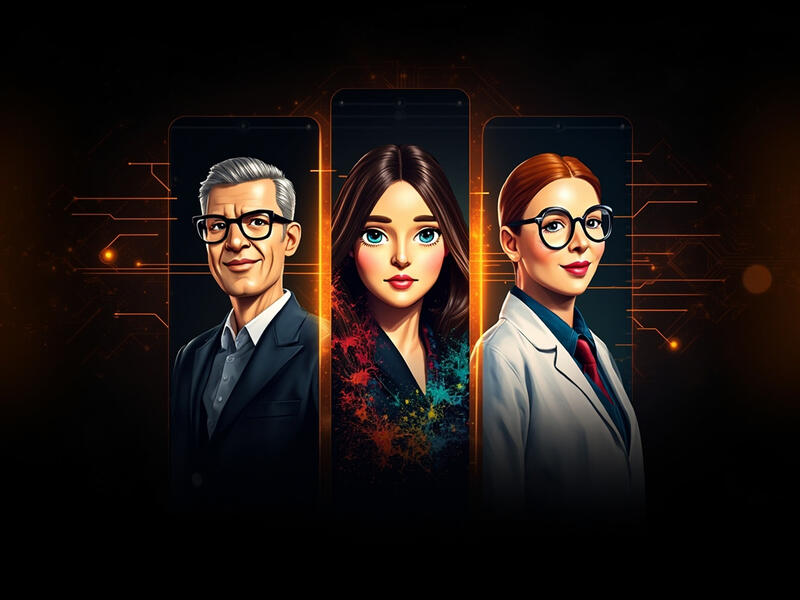 AI agent adapting to different user profiles with personalized interfaces