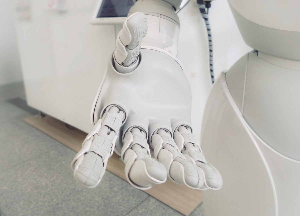 Human and AI collaboration visualization showing the partnership between developers and intelligent systems